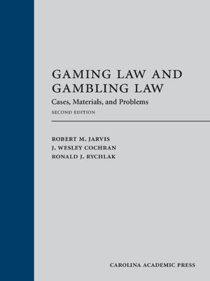 cover image of Gaming Law and Gambling Law